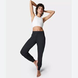 Sweaty Betty Black Gary 27" Yoga Trousers, size S, NWT